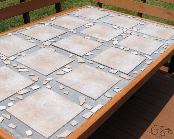 DIY Tile Table Top Outdoor
 Remodelaholic