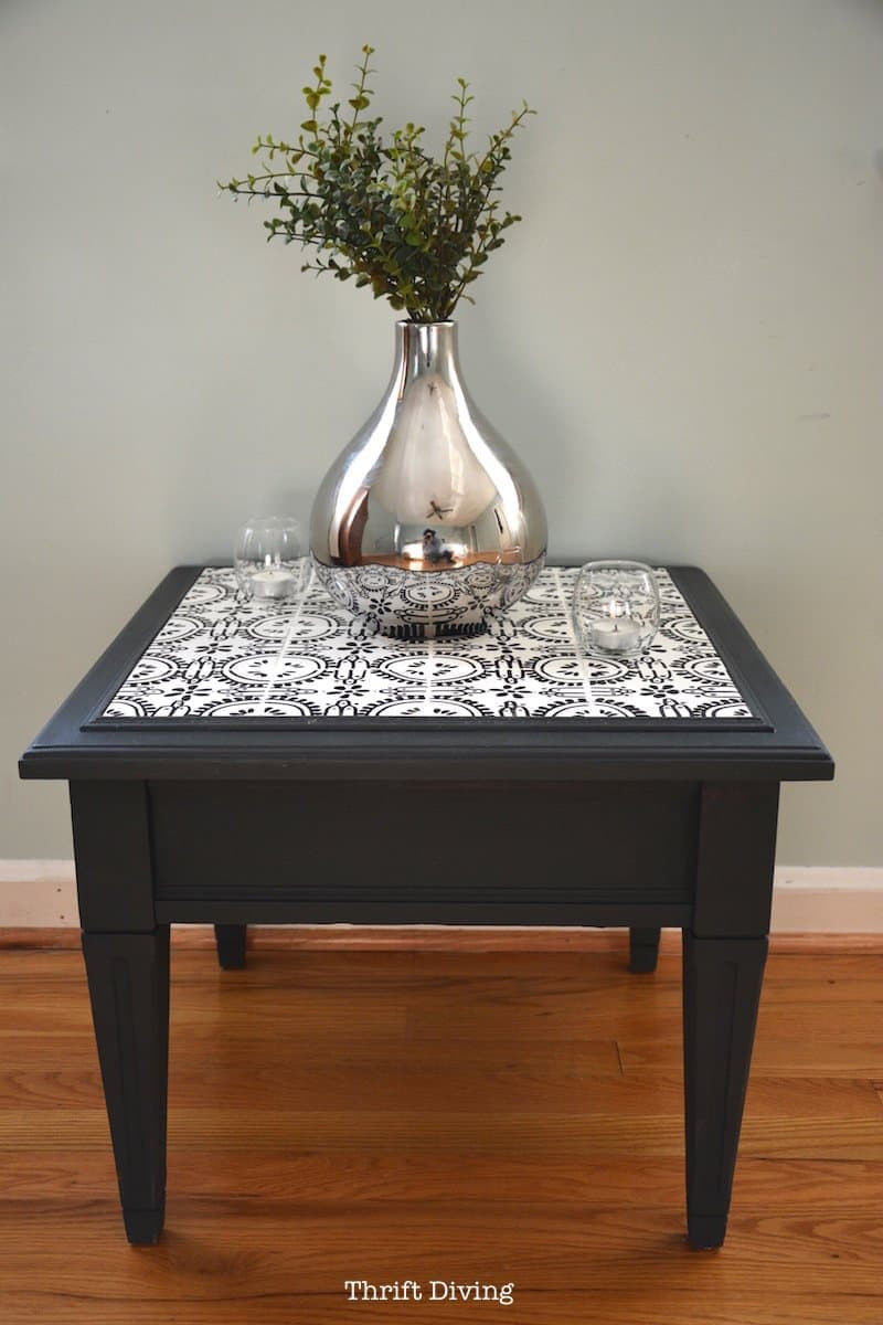 DIY Tile Table Top Outdoor
 27 Impressive DIY End Tables For Any Space The Saw Guy