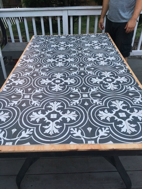 DIY Tile Table Top Outdoor
 DIY Tile Tabletop Seeking Lavendar Lane