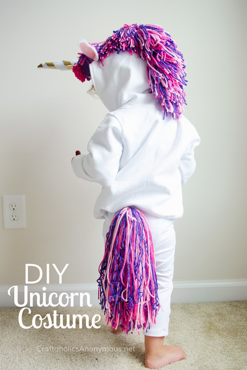 DIY Toddler Unicorn Costume
 Craftaholics Anonymous