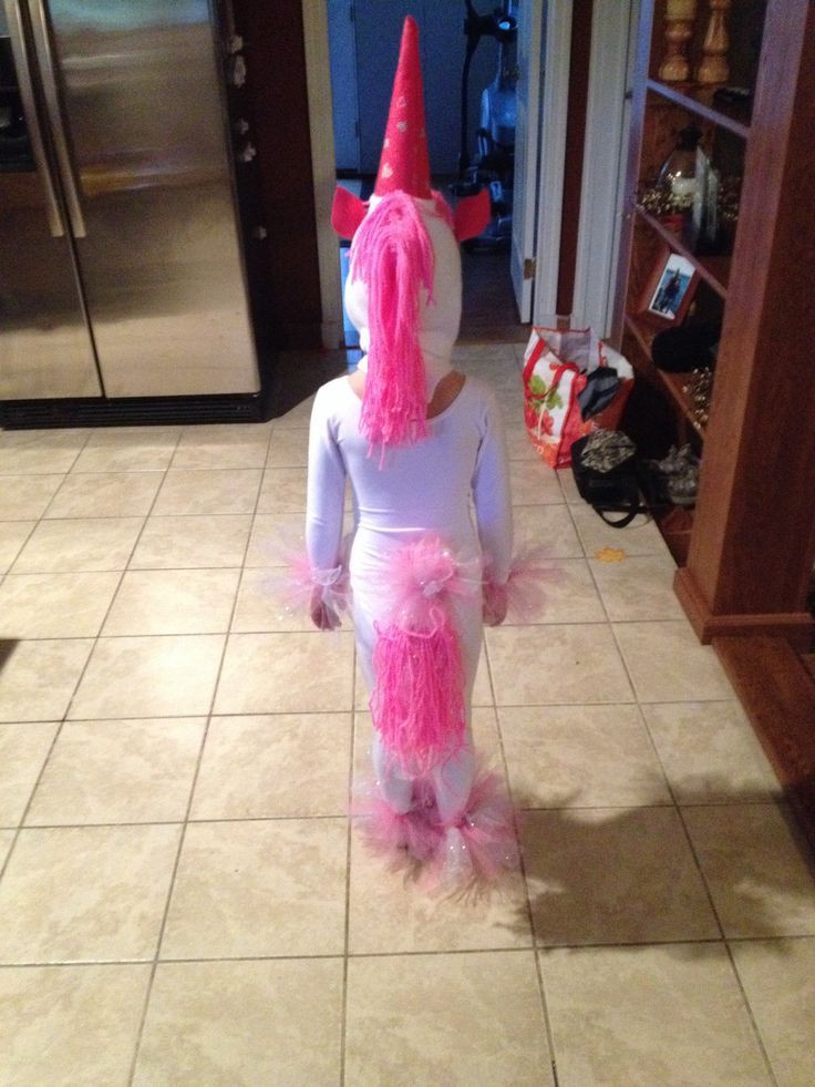 DIY Toddler Unicorn Costume
 homemade child Unicorn Costume