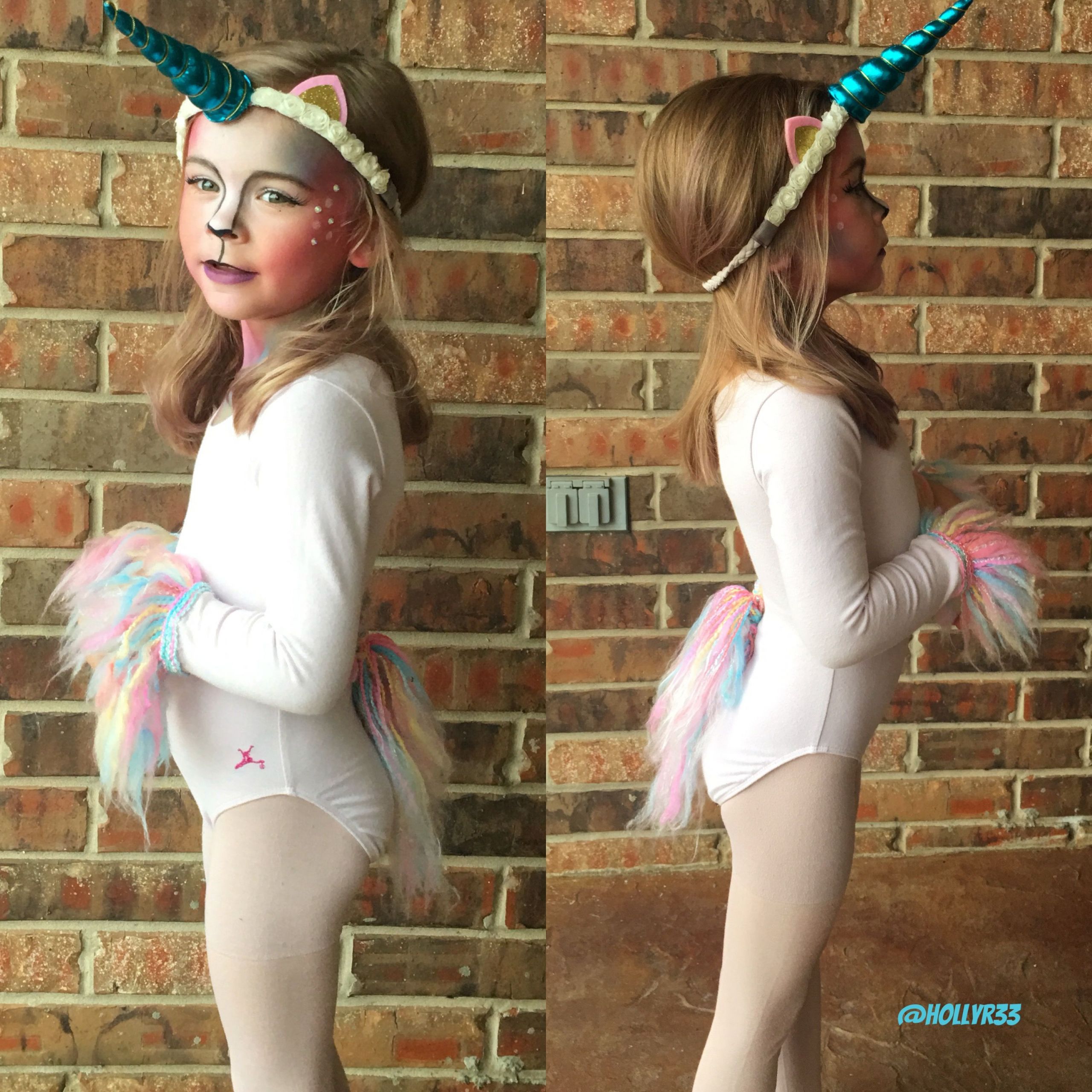 DIY Toddler Unicorn Costume
 Toddler unicorn costume Halloween costume for kids