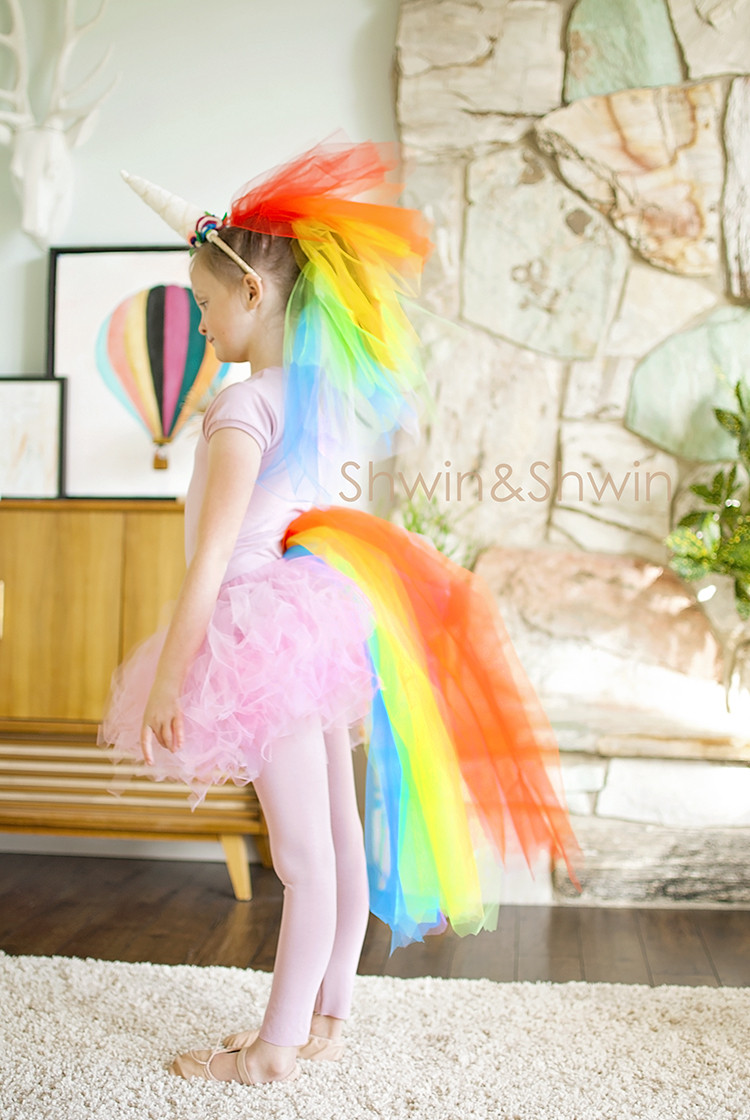 DIY Toddler Unicorn Costume
 DIY Rainbow Unicorn Costume Shwin and Shwin