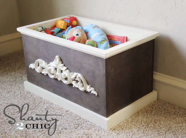 DIY Toy Boxes
 DIY Wood Toy Box or Blanket Box Shanty 2 Chic