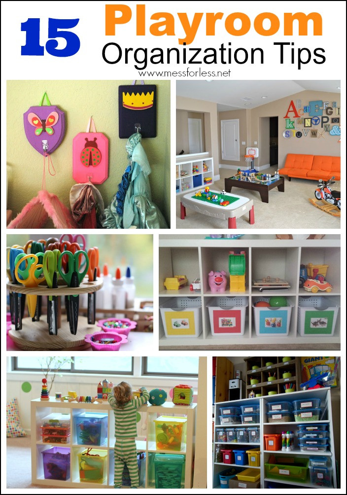 DIY Toy Room Organization
 Kids Playroom Organization Tips Mess for Less