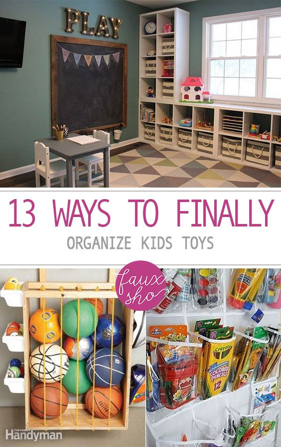 DIY Toy Room Organization
 13 Ways to Finally Organize Kids Toys