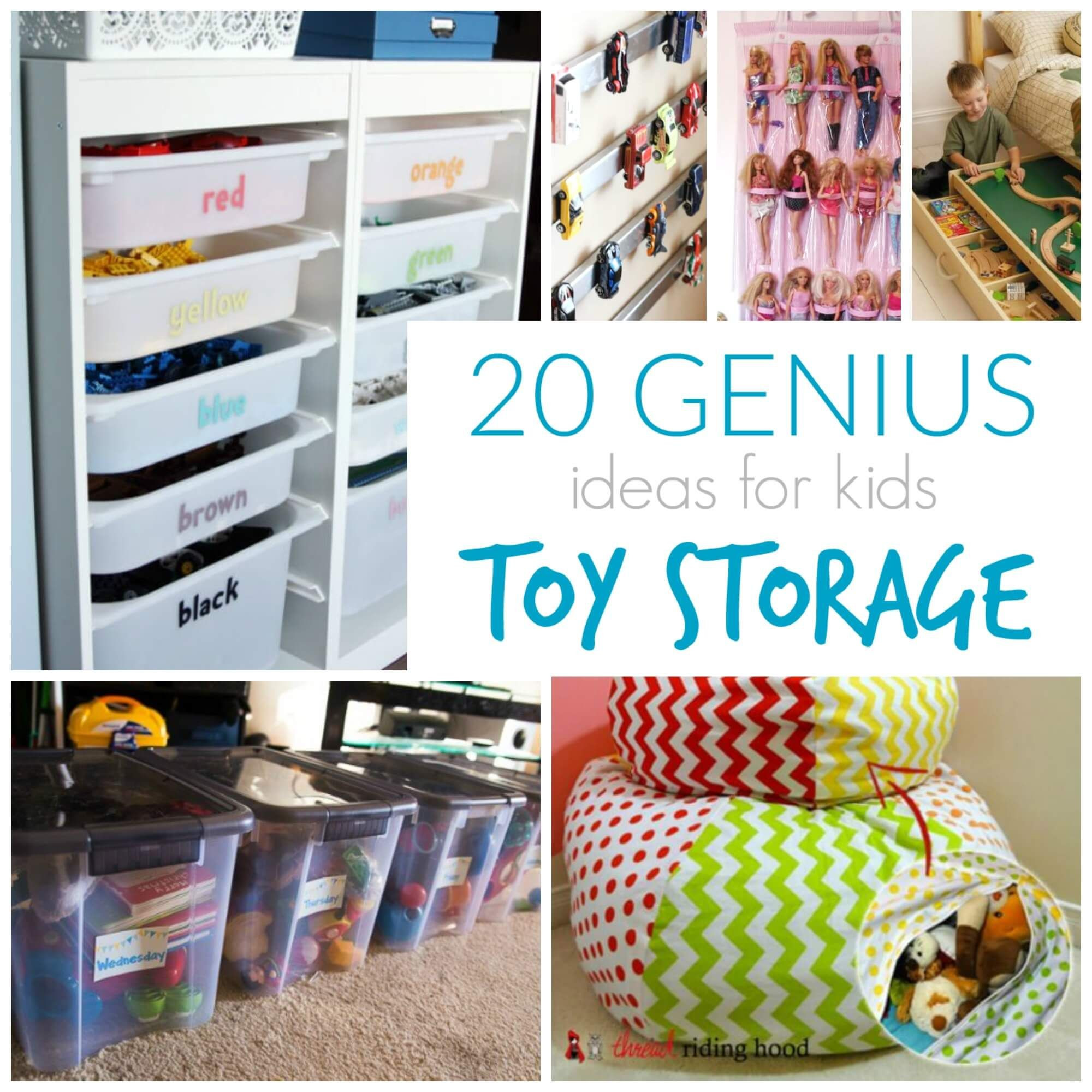 DIY Toy Room Organization
 Toy Storage Ideas DIY Plans In A Small Space That Your