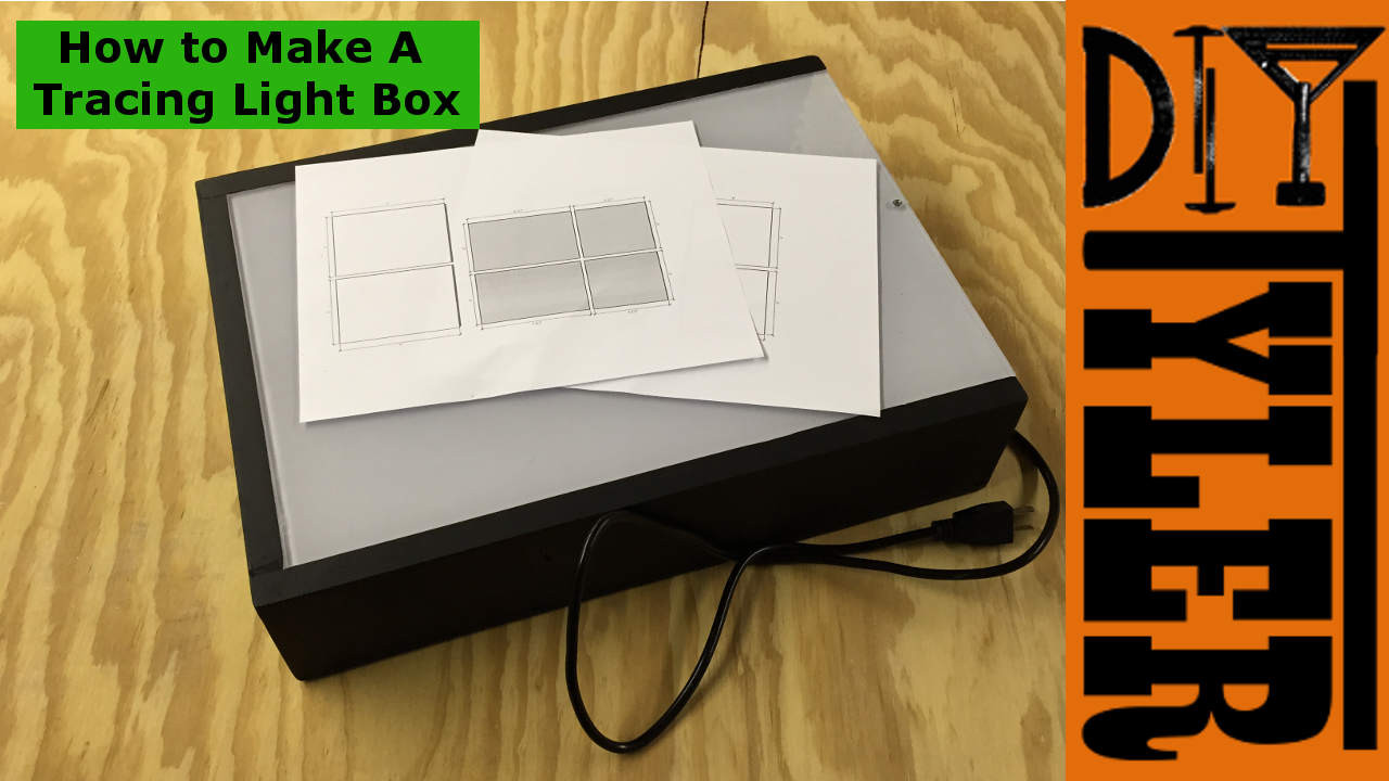 DIY Tracing Light Box
 How to Build a DIY Tracing Light Box DIYTyler