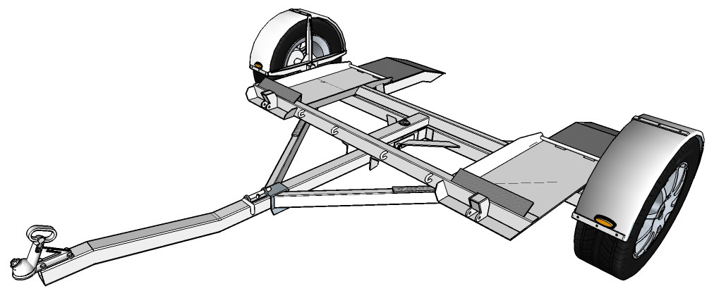 DIY Trailer Dolly Plans
 Are you wanting to build your own Tow Dolly Trailer here