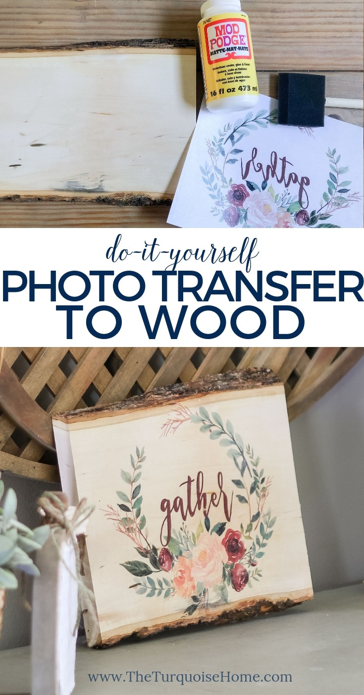 DIY Transfer Photo To Wood
 DIY Transfer To Wood