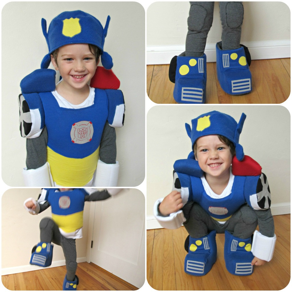 DIY Transformers Costumes
 fy dress up Transformers Halloween Costume Home made