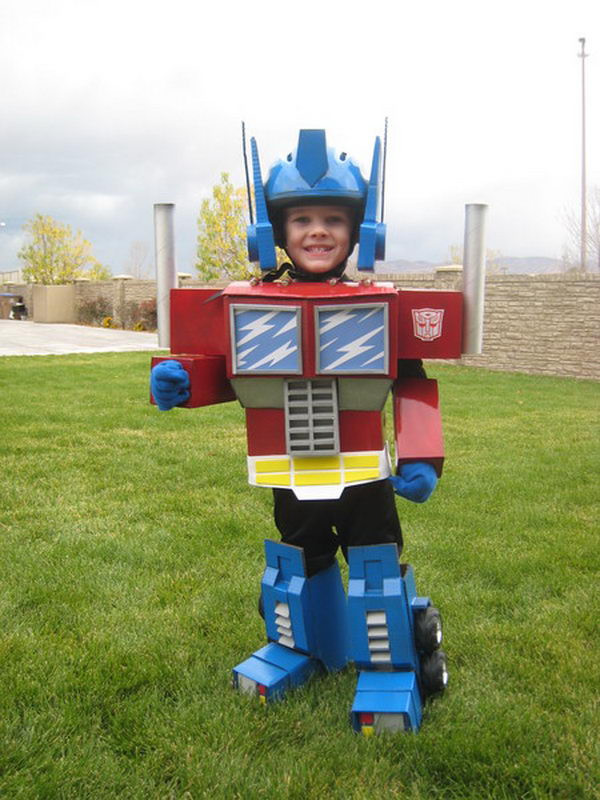 DIY Transformers Costumes
 50 Creative Homemade Halloween Costume Ideas for Kids