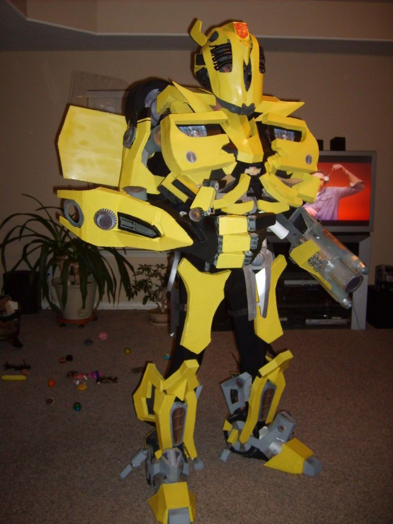 DIY Transformers Costumes
 diy Transformers BumbleBee Costume