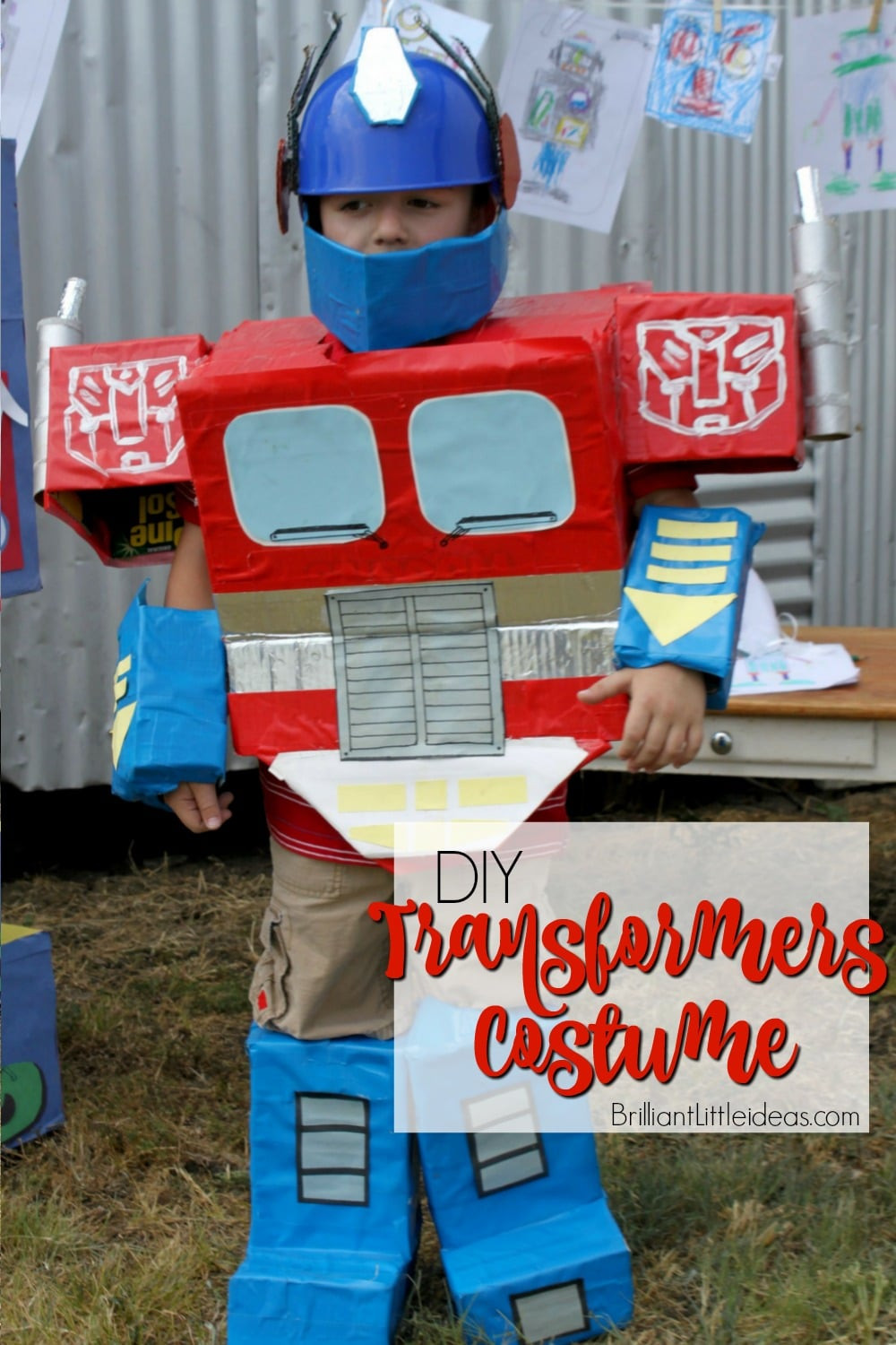 DIY Transformers Costumes
 DIY Optimus Prime Transformer Costume