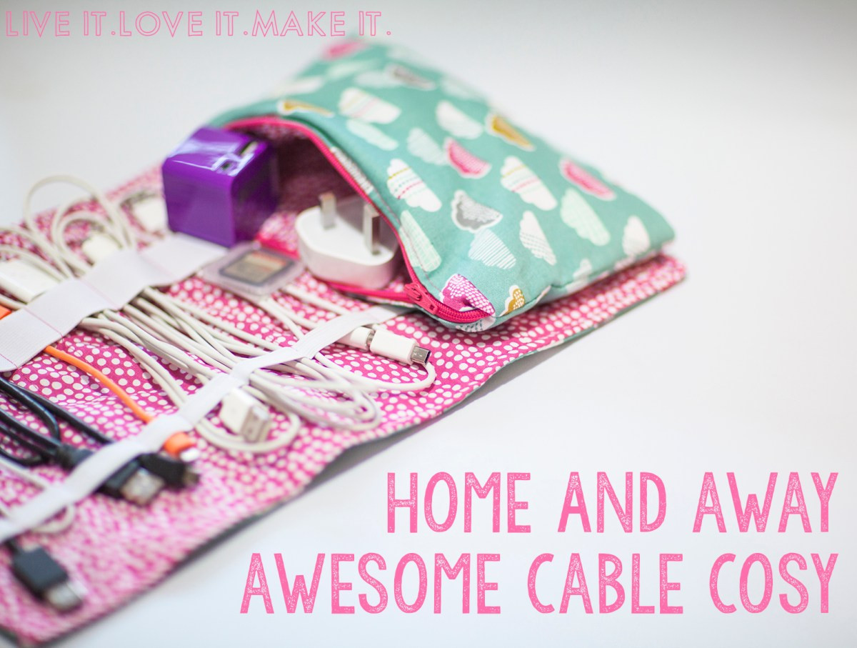 DIY Travel Cord Organizer
 PatternPile Sewing and Quilting Patterns for