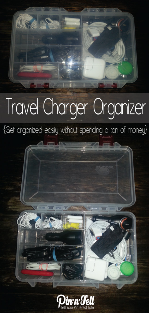 DIY Travel Cord Organizer
 Easy DIY Travel Charger Organizer