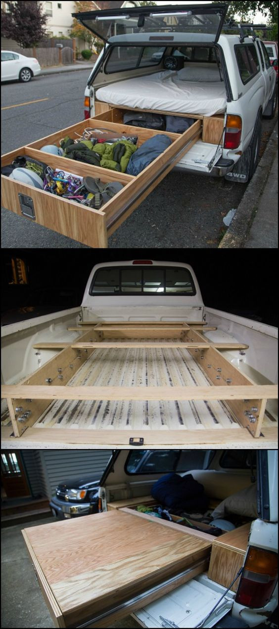 DIY Truck Bed Storage Plans
 How to Install a Sliding Truck Bed Drawer System