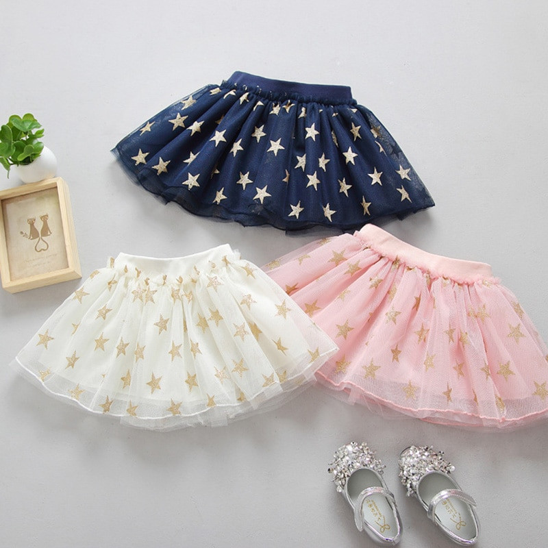 DIY Tutu Skirt For Toddler
 2017 Sparkle Star Baby Girls Tutus Skirts Child Dancewear