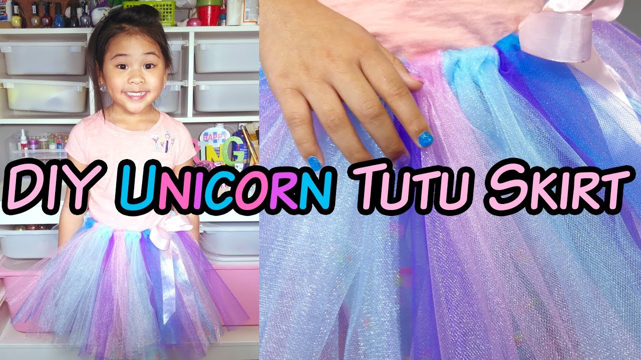 DIY Tutu Skirt For Toddler
 DIY No Sew Tutu Skirt DIY Unicorn Tutu Skirt
