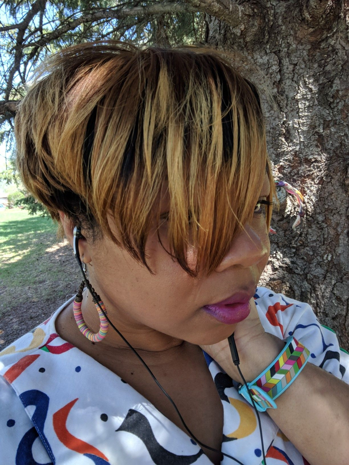 DIY Two Tone Hair
 Two tone diy naturalhair spring Style