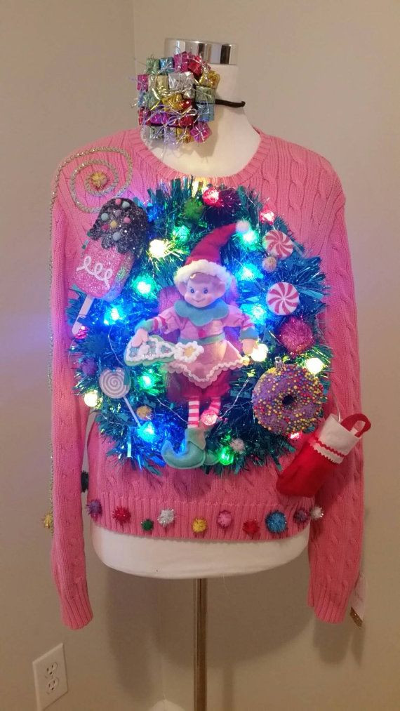 DIY Ugly Christmas Sweater Pinterest
 Best 25 DIY ugly Christmas sweater with lights ideas on