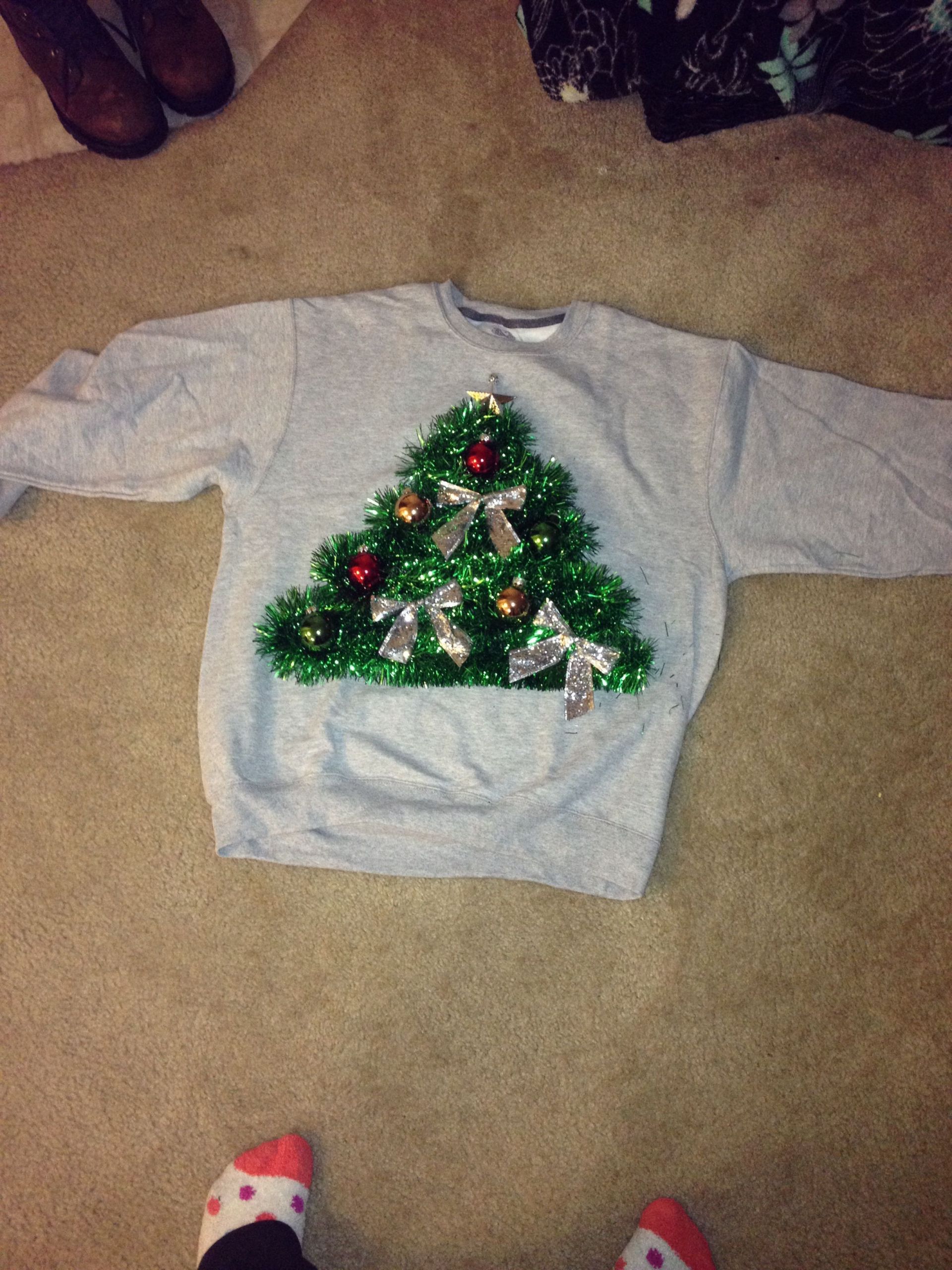 DIY Ugly Christmas Sweater Pinterest
 DIY ugly Christmas sweater Holiday Ideas