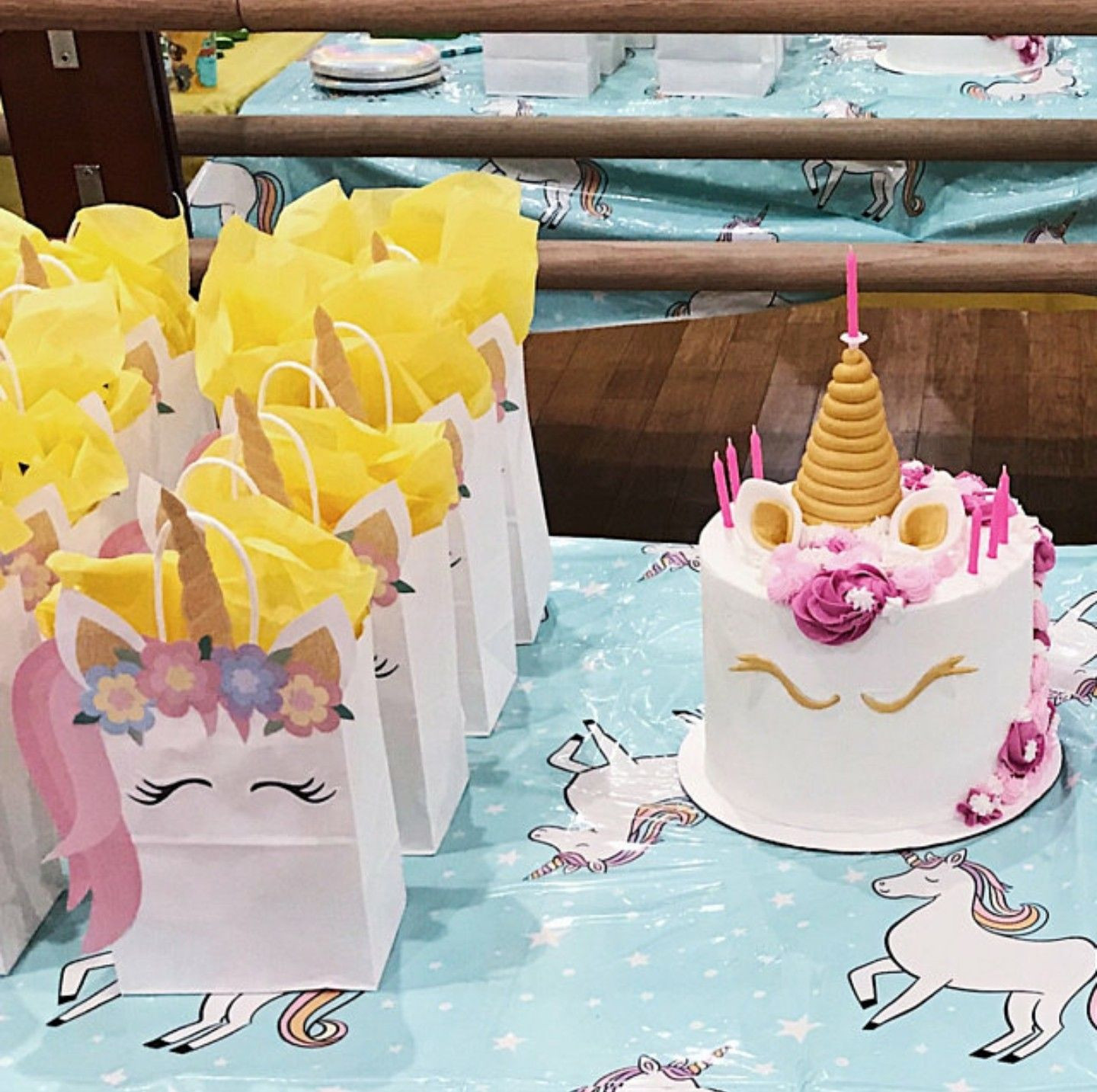 Diy Unicorn Birthday Party Ideas
 Unicorn Party Unicorn FAVOR BAGS Unicorn Birthday