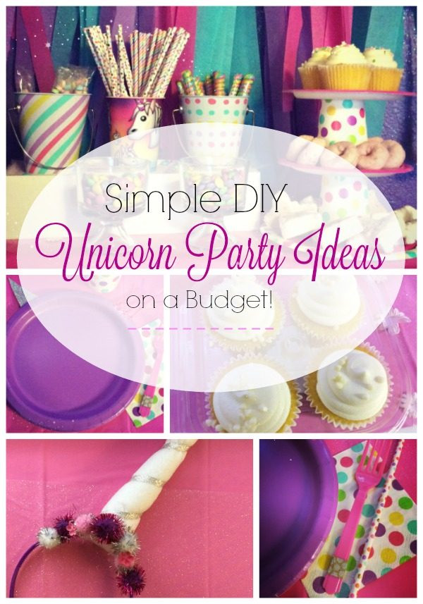 Diy Unicorn Birthday Party Ideas
 Simple DIY Unicorn Party Ideas