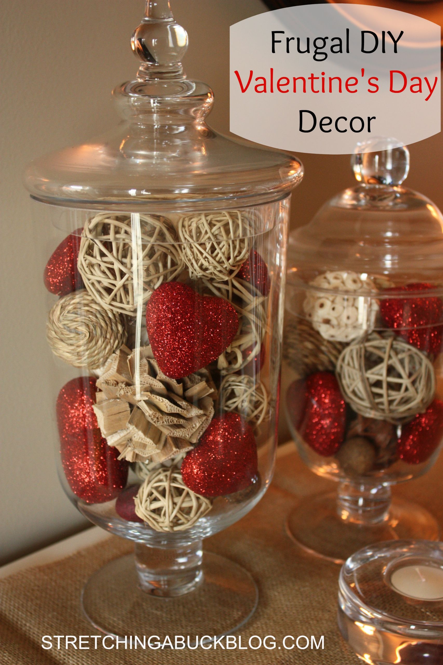 DIY Valentine Decoration Ideas
 11 Frugal DIY Valentine s Day Decor Ideas Stretching a