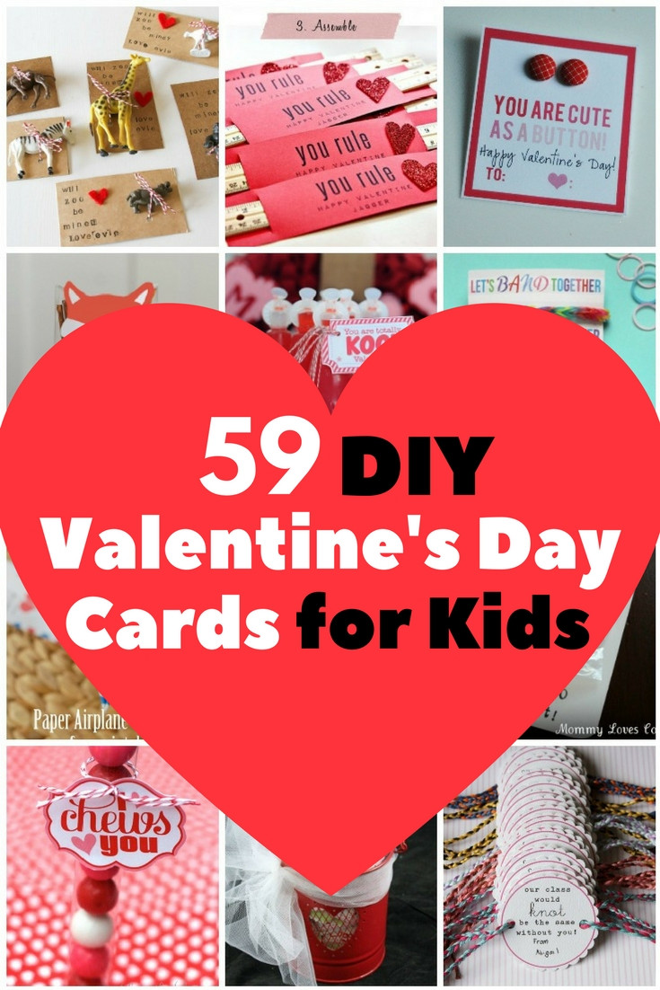 DIY Valentines Card For Kids
 59 Adorable Valentine s Day Cards for Children The