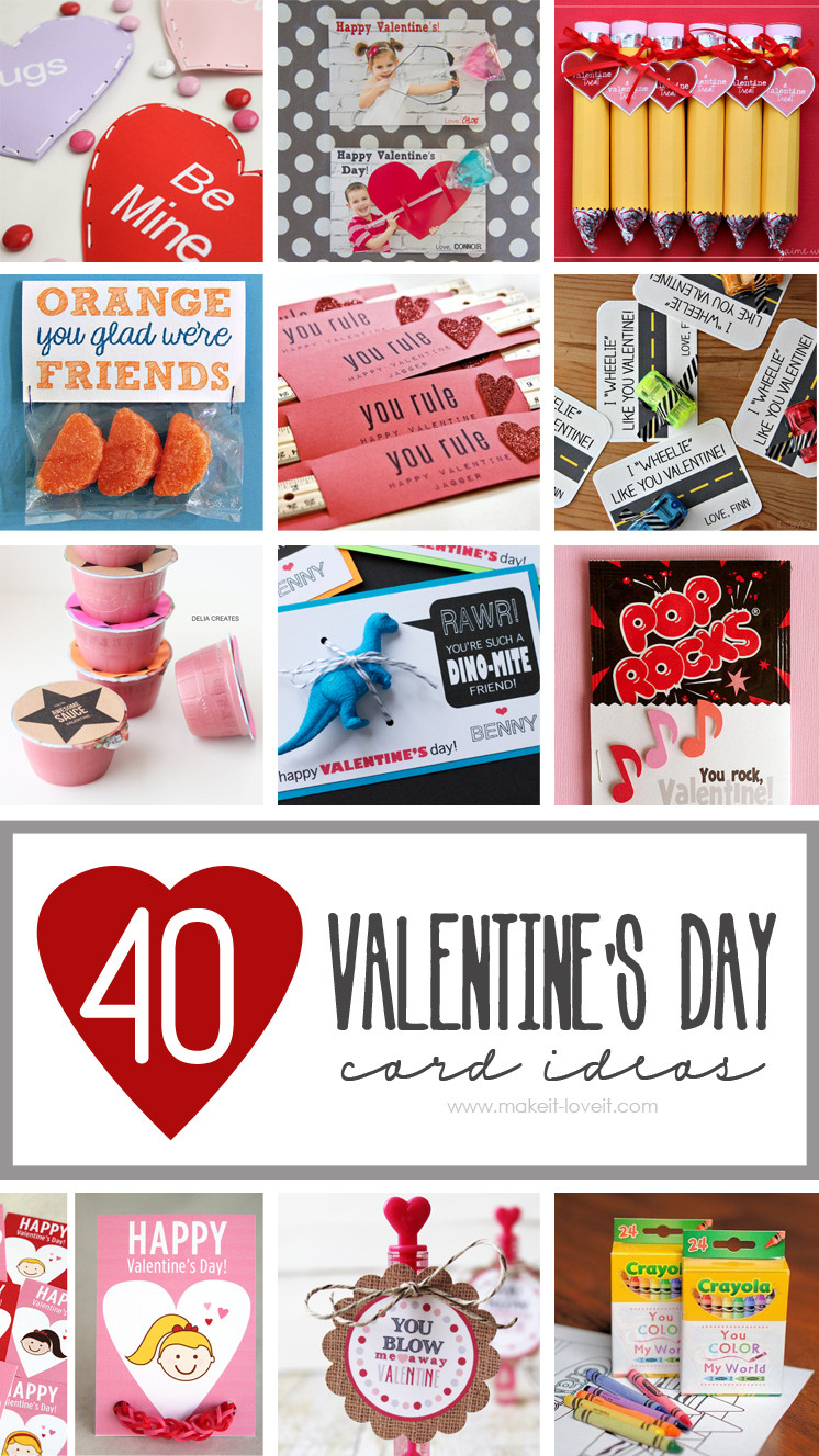 DIY Valentines Cards Kids
 40 DIY Valentine s Day Card Ideas for kids