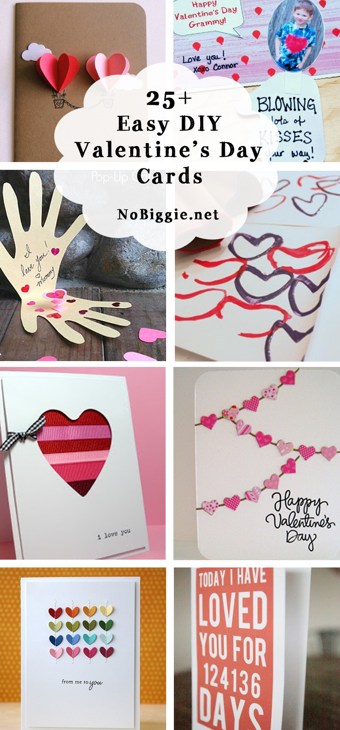 DIY Valentines Cards Kids
 25 Easy DIY Valentine s Day Cards