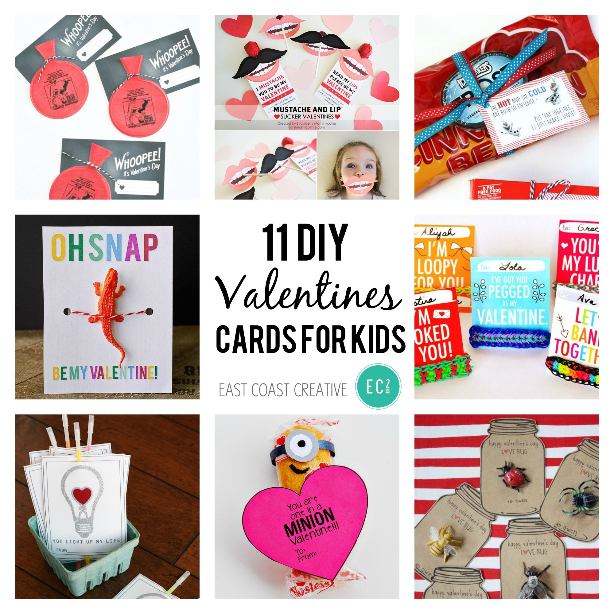 DIY Valentines Cards Kids
 11 DIY Valentine’s Day Cards for Kids