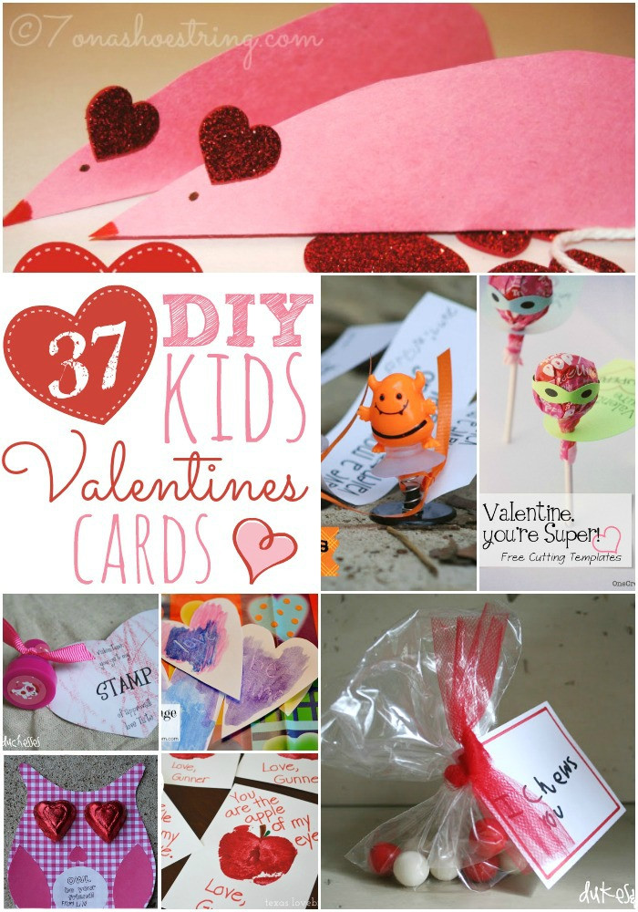 DIY Valentines Cards Kids
 37 DIY Kids Valentine Cards