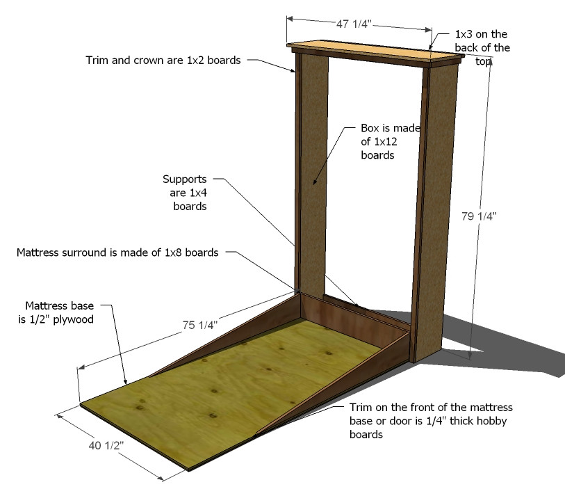 DIY Wall Beds Plans
 Wall Bed Plans
