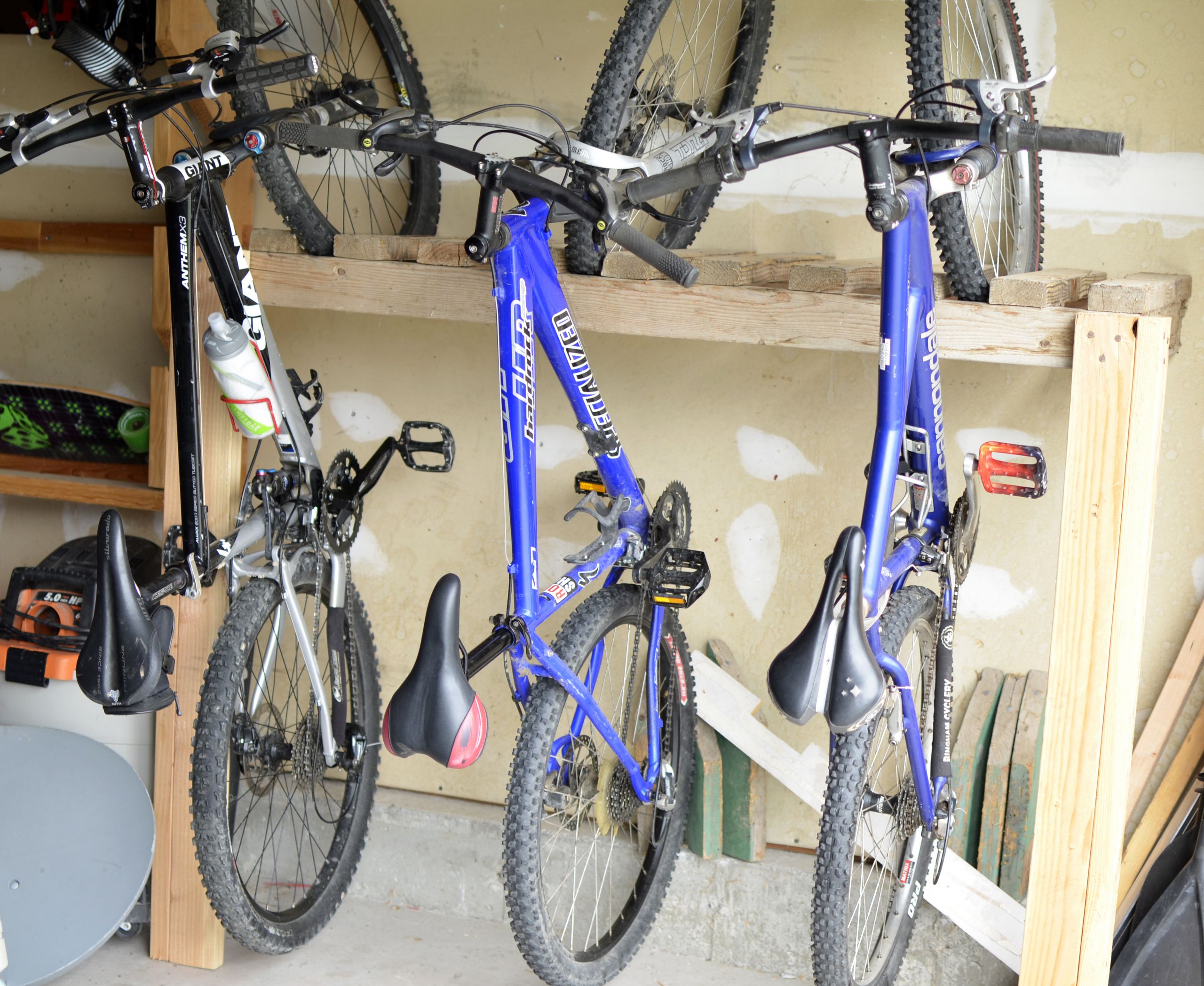 DIY Wall Bike Rack
 Organize Your Garage with DIY Wall Solutions The