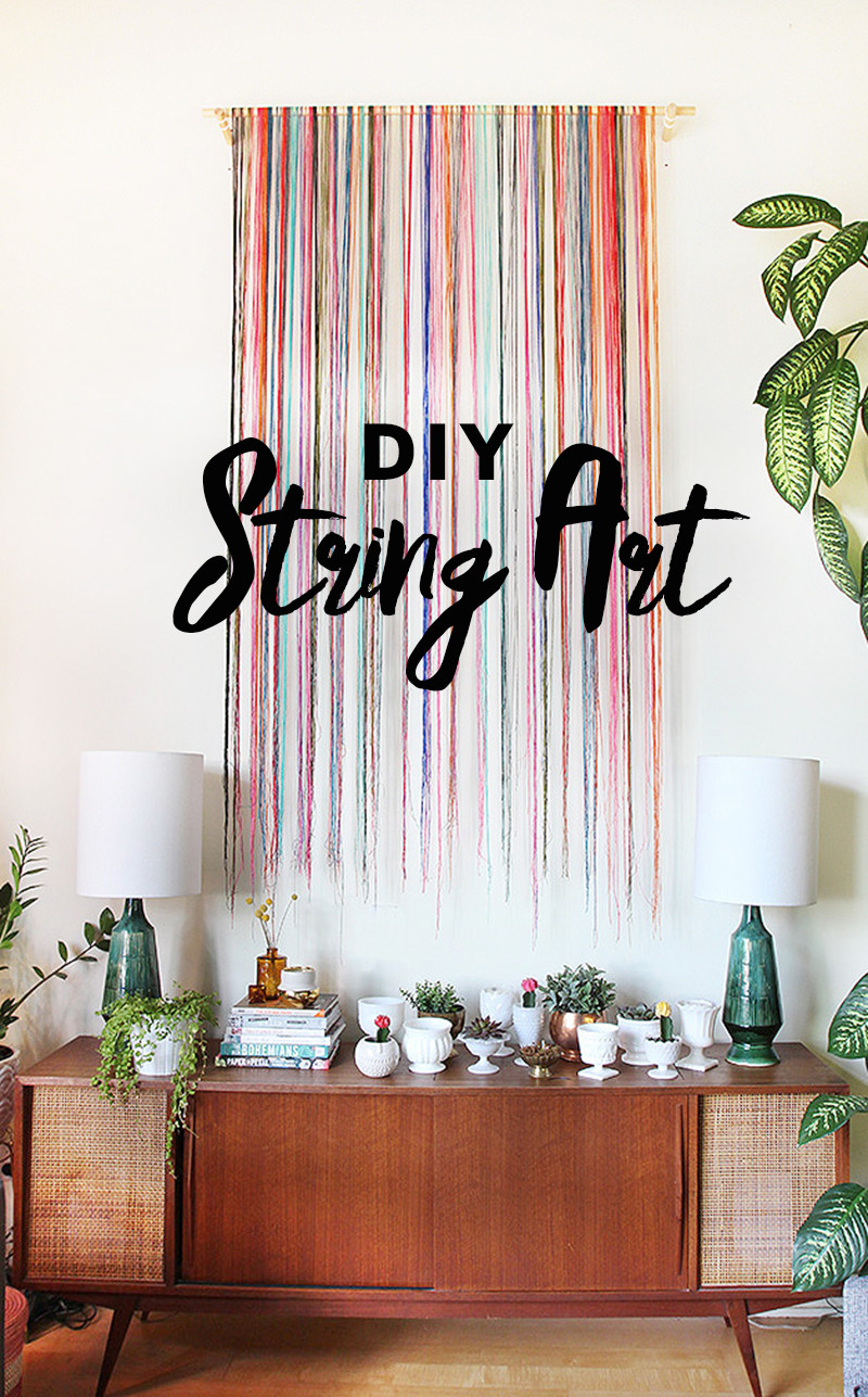 DIY Wall Decor Pinterest
 DIY String Wall Art The Sweet Escape Creative Studio