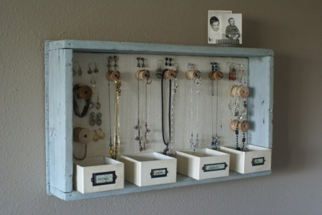 DIY Wall Jewelry Organizer
 36 Awesome Ideas of DIY Wall Jewelry Organizers