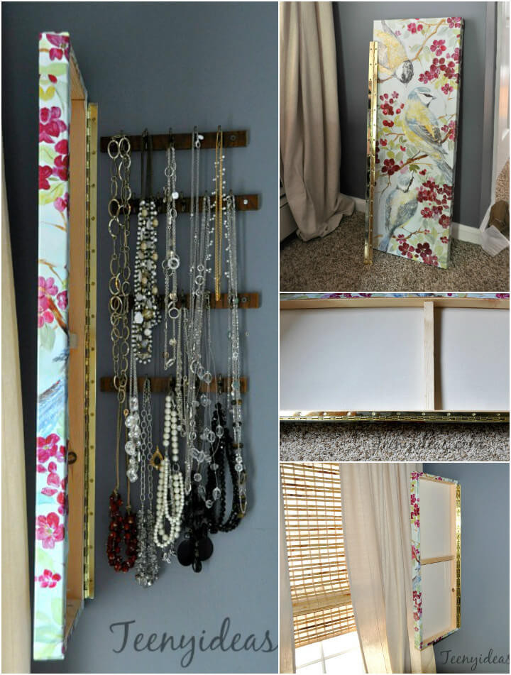 DIY Wall Jewelry Organizer
 100 DIY Jewelry Organizers & Storage Ideas Full