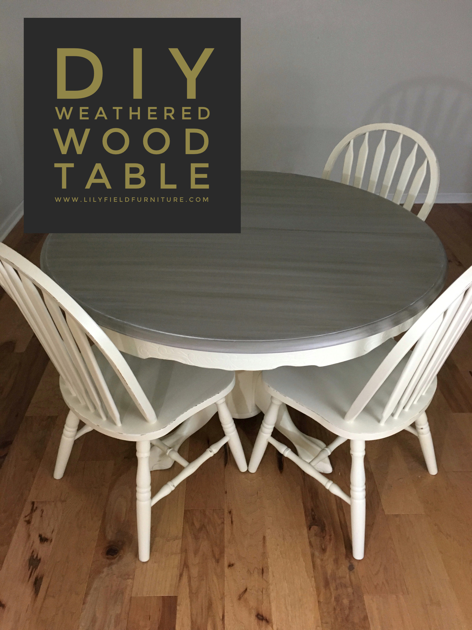 DIY Weathered Wood
 DIY Weathered Wood Table Plus a $250 Giveaway Lily