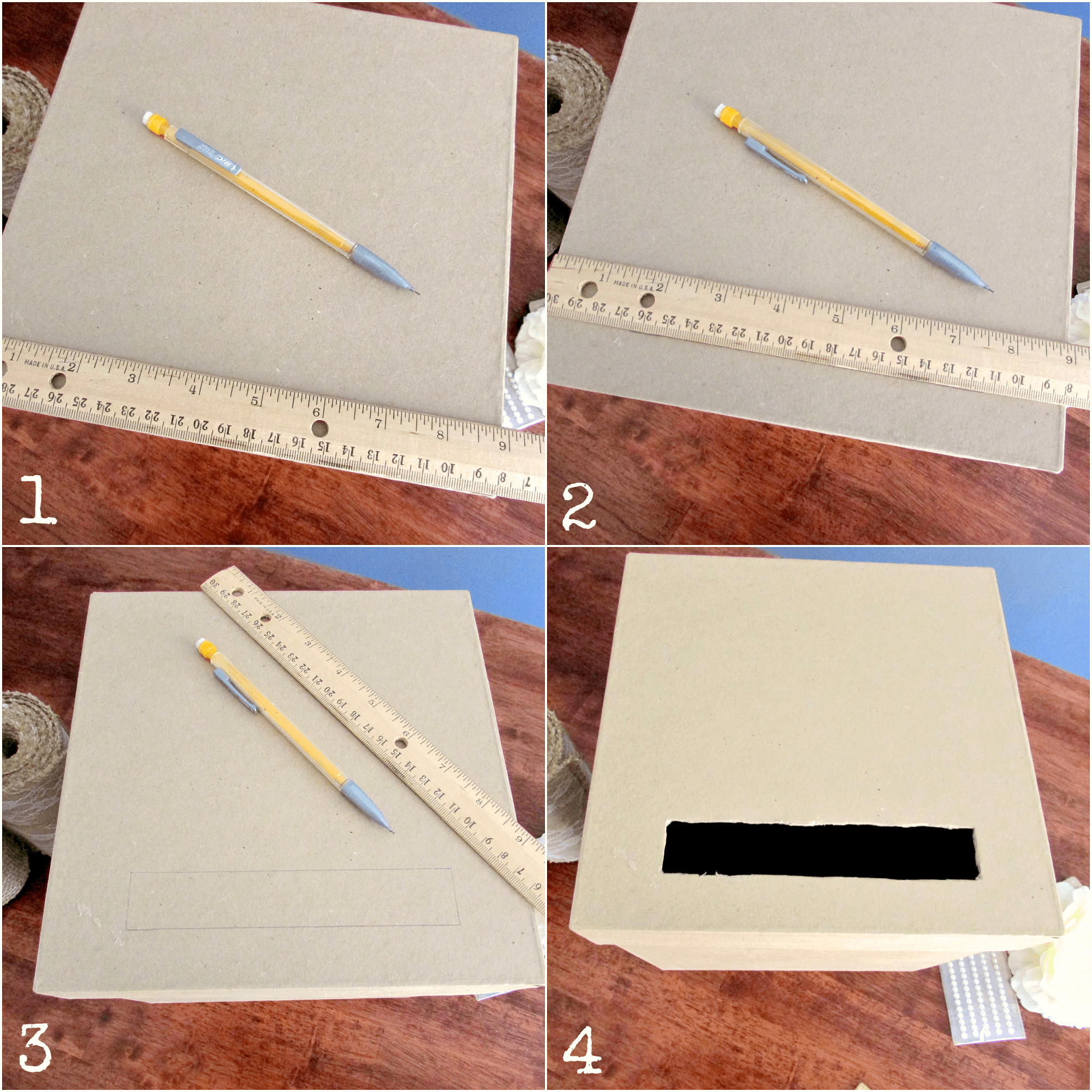 DIY Wedding Card Box Instructions
 How to make an easy wedding t card box