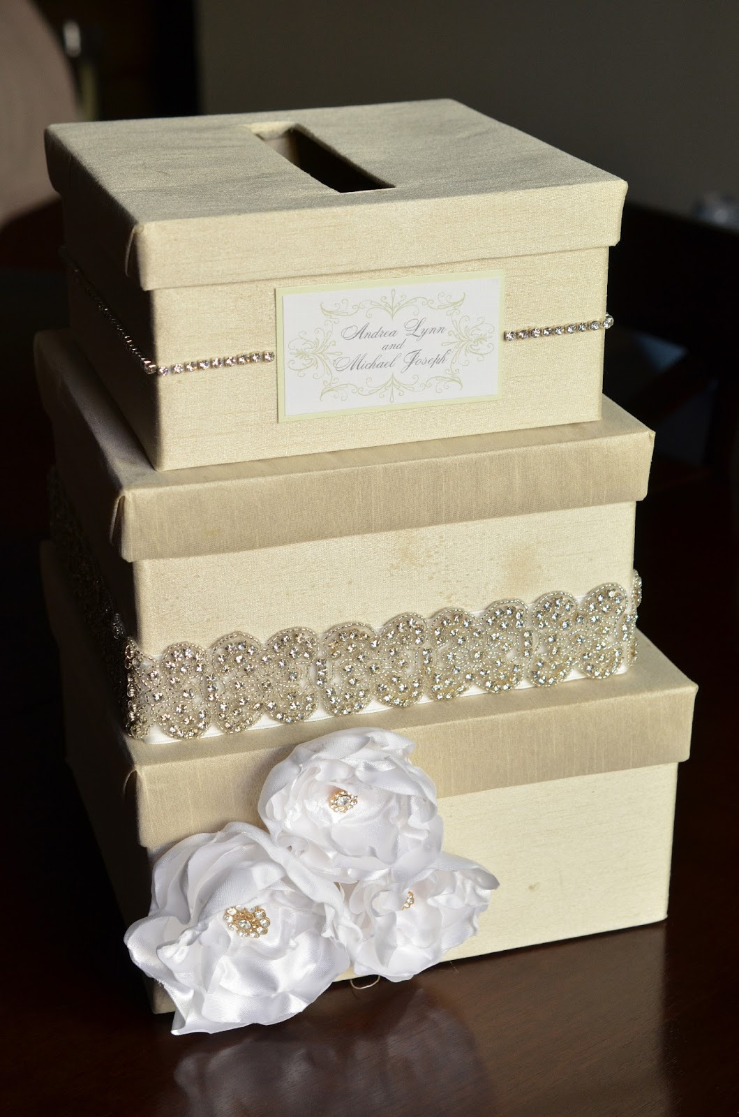 DIY Wedding Card Box Instructions
 DIY Wedding Card Box Tutorial Andrea Lynn HANDMADE