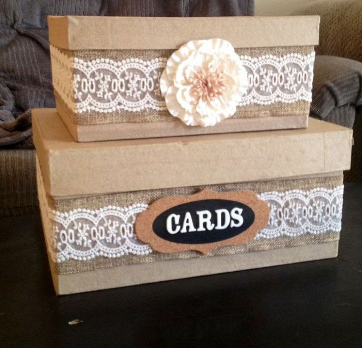 DIY Wedding Card Box Instructions
 Rustic Wedding Card Box Ideas diy 2 RusticWedding