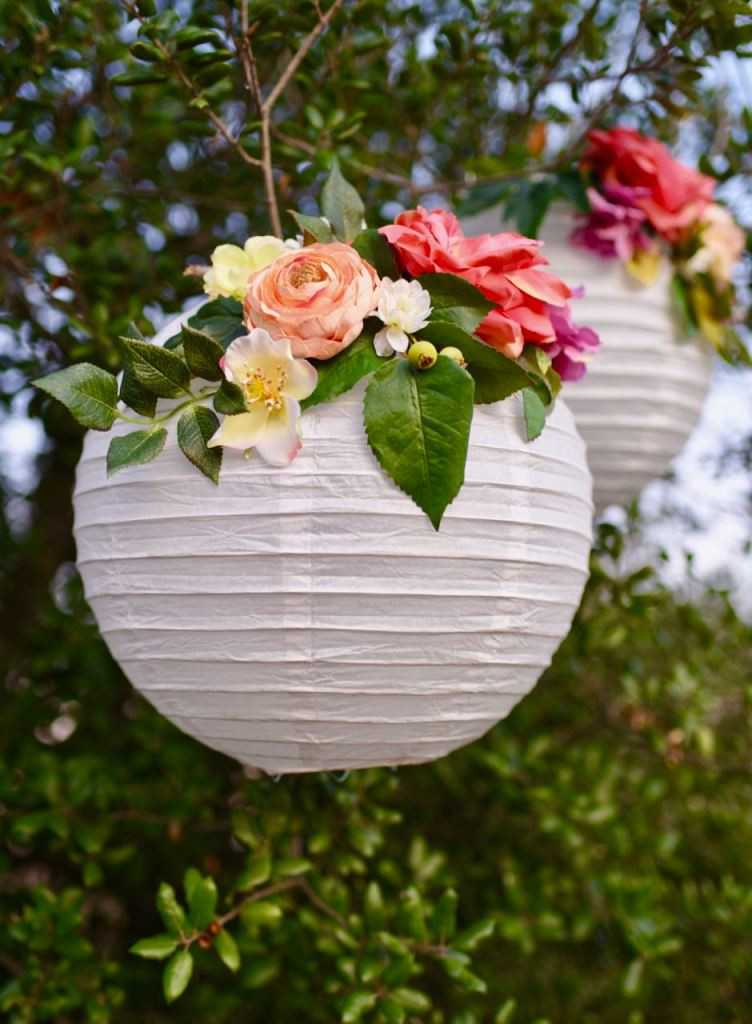 DIY Wedding Decor Ideas
 DIY Flower Paper Lanterns Tutorial Make Life Lovely