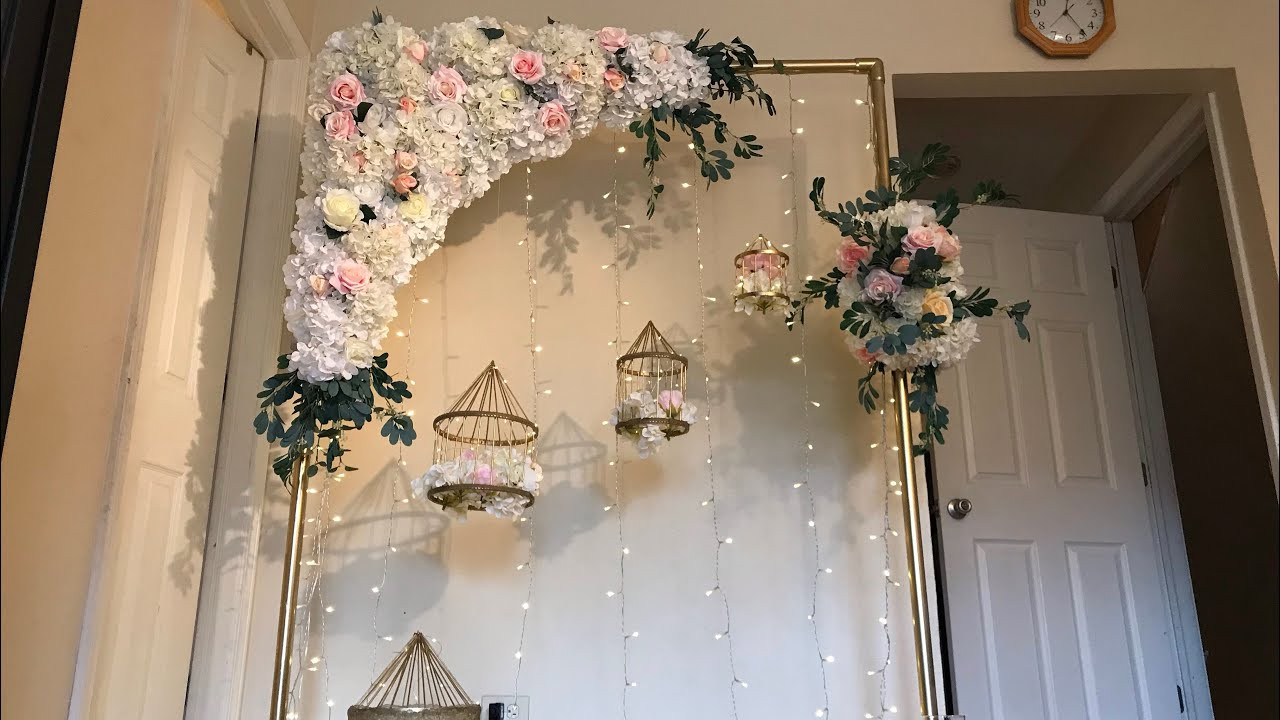 Diy Wedding Decoration
 DIY Floral Swag DIY Floral Arch DIY Wedding Decor