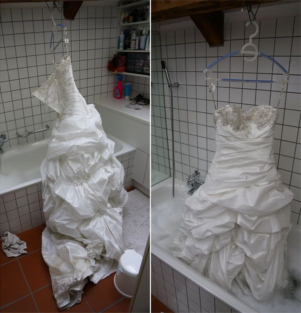 DIY Wedding Dress Cleaning
 Cleaning Your Wedding Dress A How To