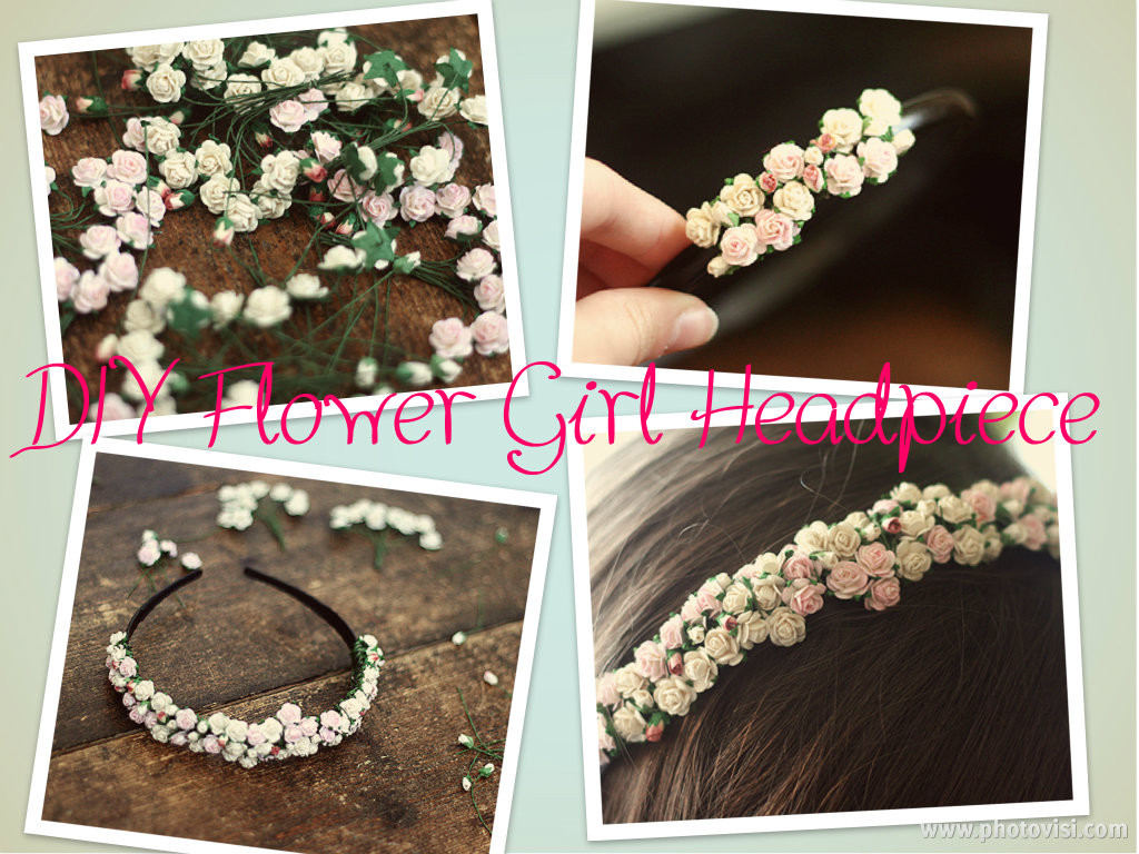 DIY Wedding Headpieces
 Adora Wedding Accessories Simple DIY Project Flower Girl