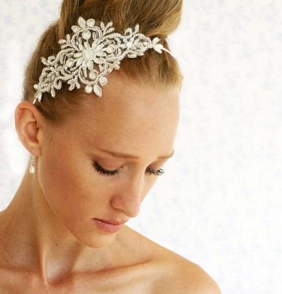 DIY Wedding Headpieces
 diy bridal headpiece