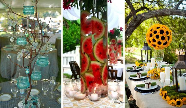 DIY Wedding Ideas For Summer
 30 BEAUTIFUL SUMMER WEDDING CENTERPIECE INSPIRATIONS