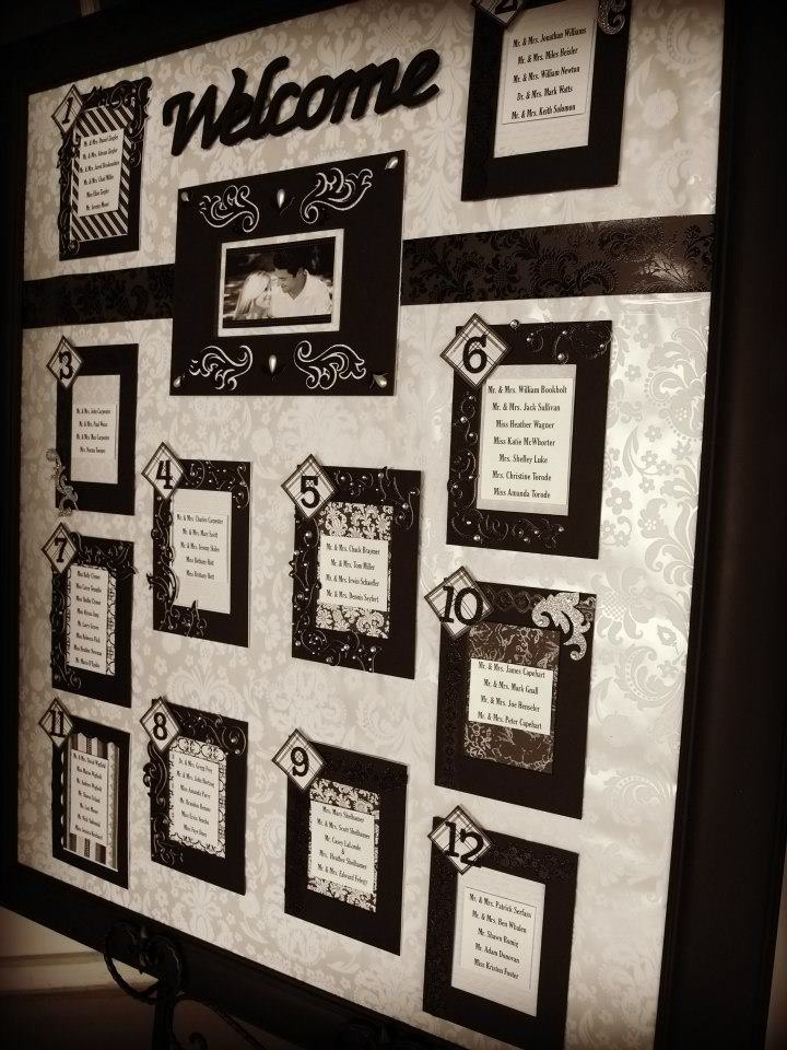 DIY Wedding Seating Chart
 DIY Table Seating Chart wedding ideas